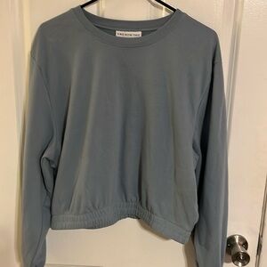 Cropped Crewneck Sweatshirt Size L
